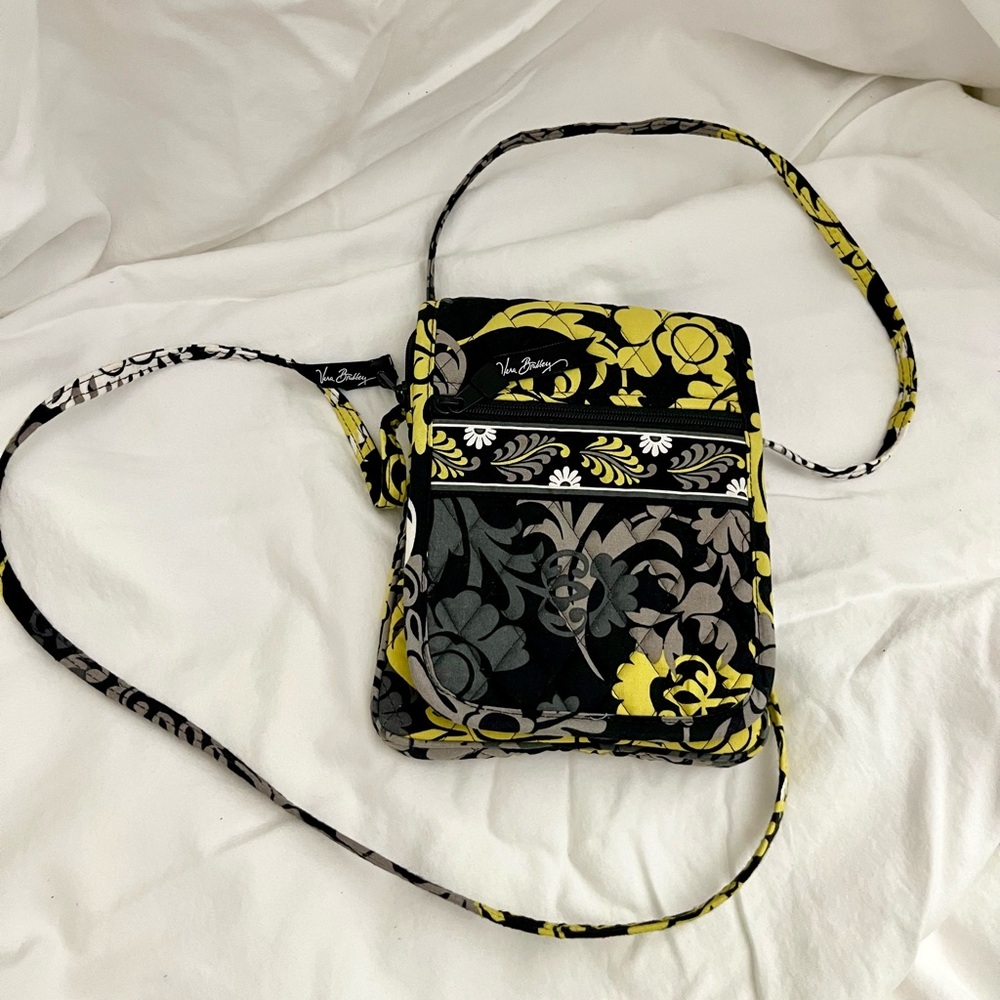 Vera Bradley Green & Black Crossbody Purse